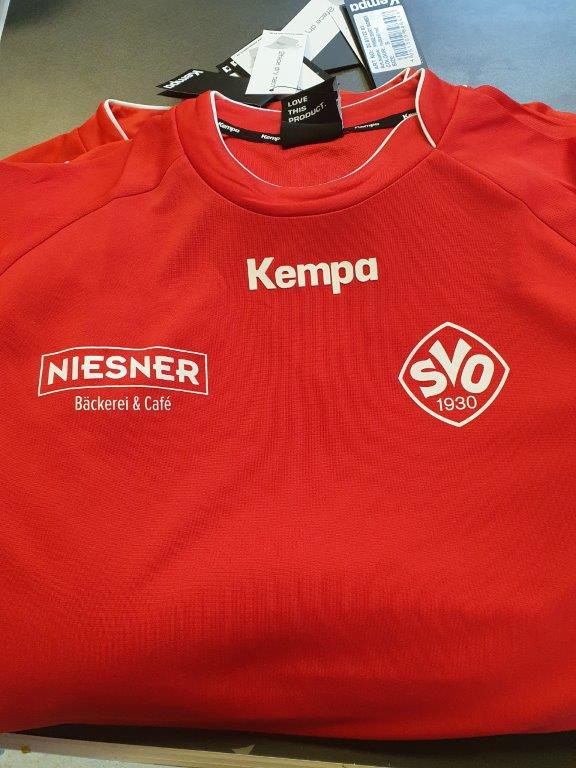 Trikot mit Flextransferdruck Bild eines Trikots mit Transferdruck