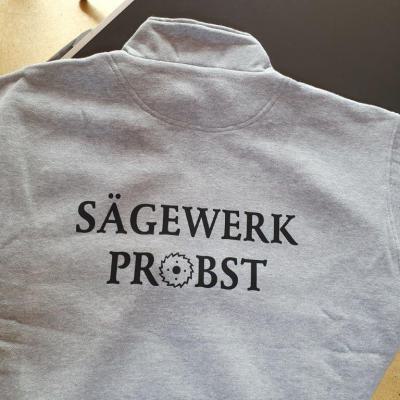 Druck auf Sweatshirt