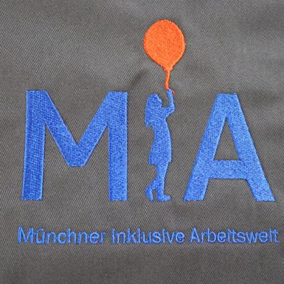 Stick auf Schürze